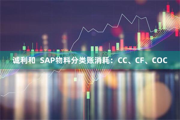 诚利和  SAP物料分类账消耗：CC、CF、COC