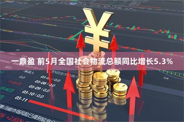 一鼎盈 前5月全国社会物流总额同比增长5.3%